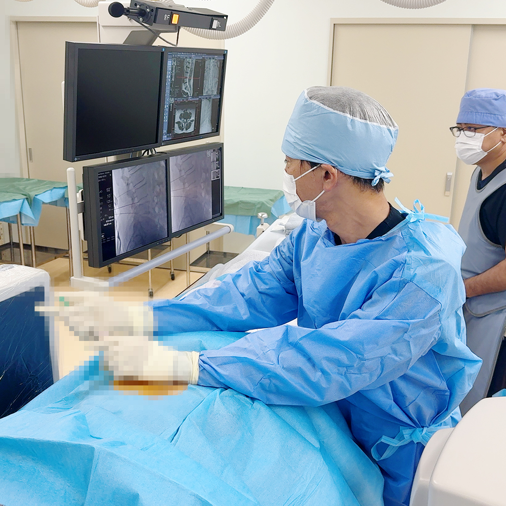 脊髄神経刺激装置の効果が無くなったためDRT治療を行いました 脊髄神経刺激装置の効果が無くなったためDRT治療を行いました