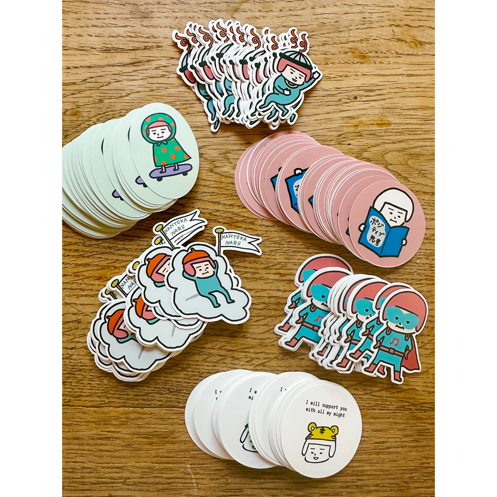 ヘルメット子ちゃん:ステッカー