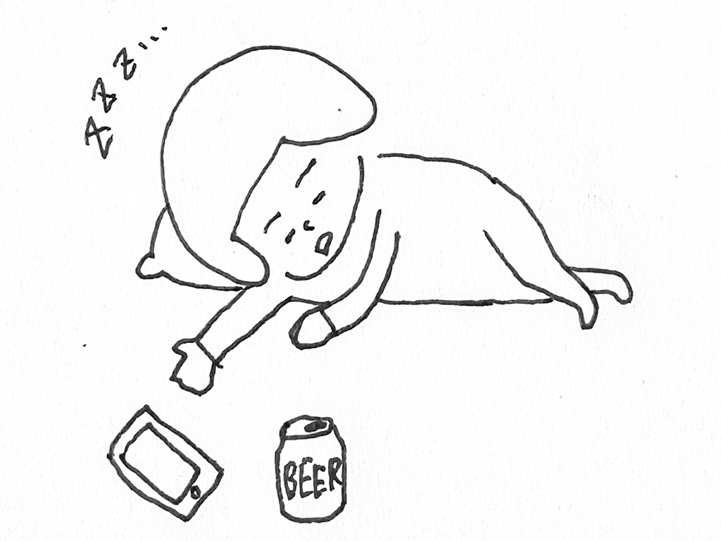 ヘルメット子ちゃん:のんびり