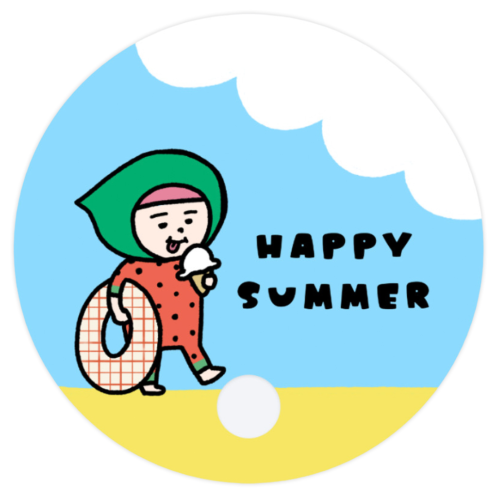 ヘルメット子ちゃん：夏休み