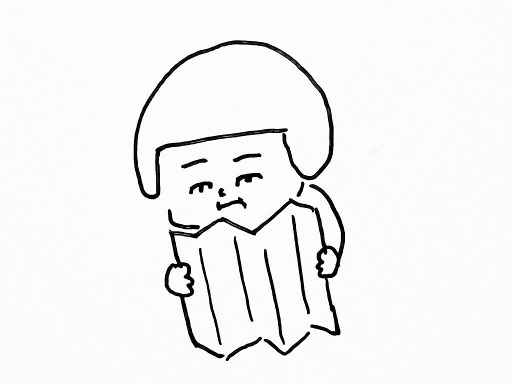 ヘルメット子:遺言書