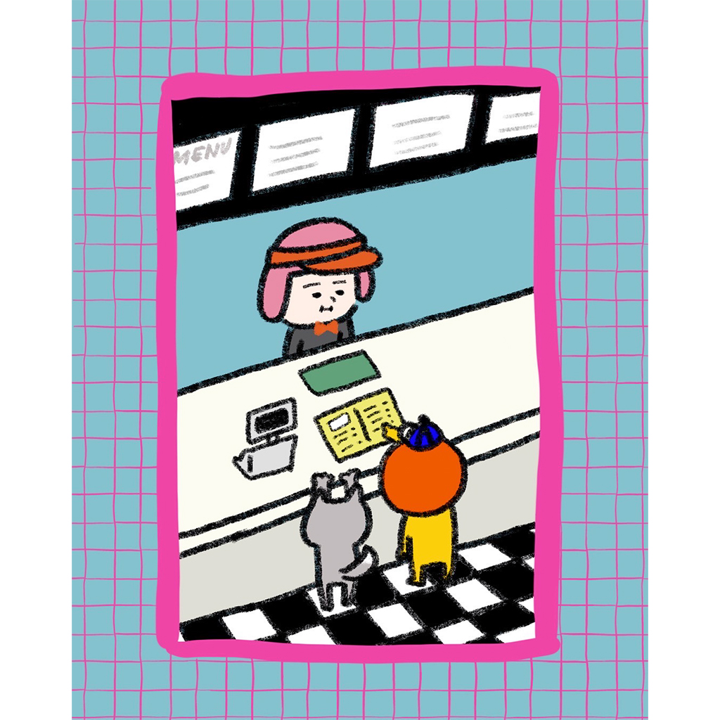ヘルメット子:マクド