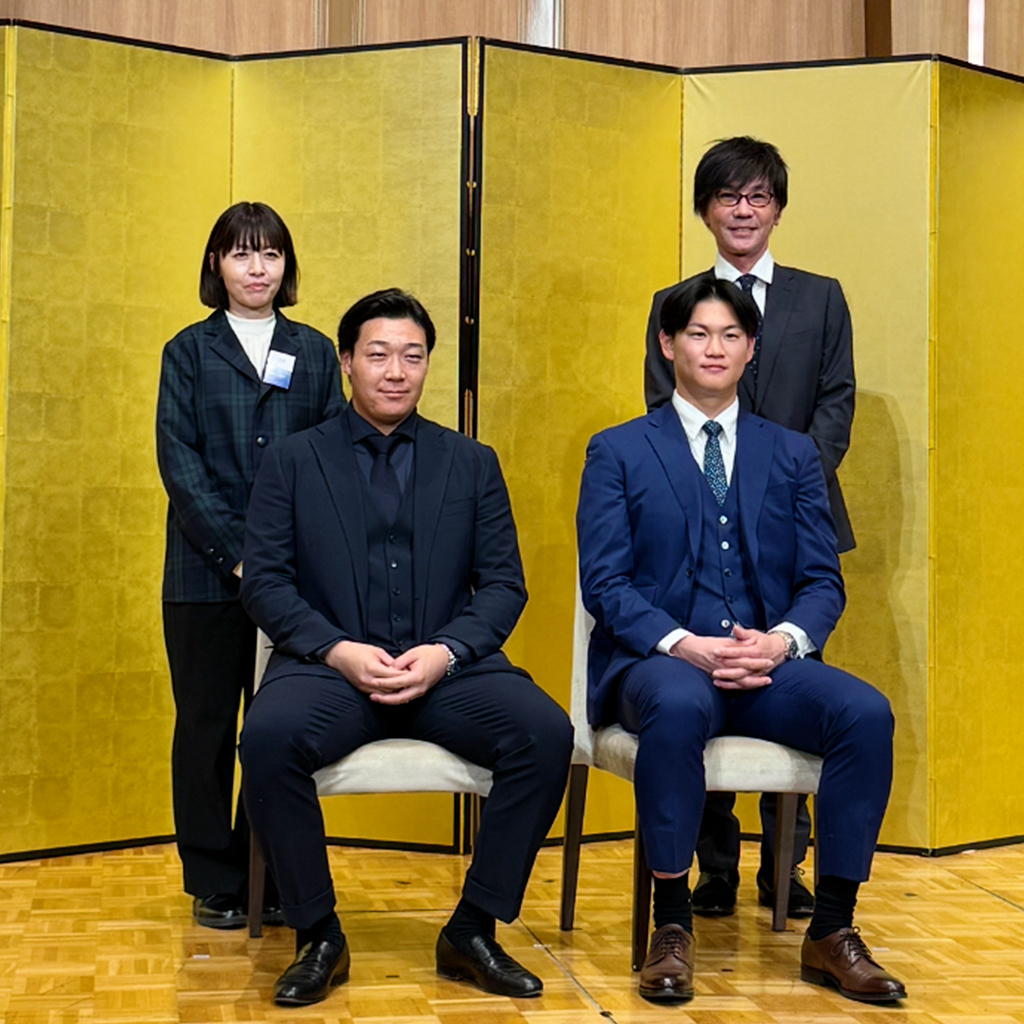 大山選手・及川選手との集合写真