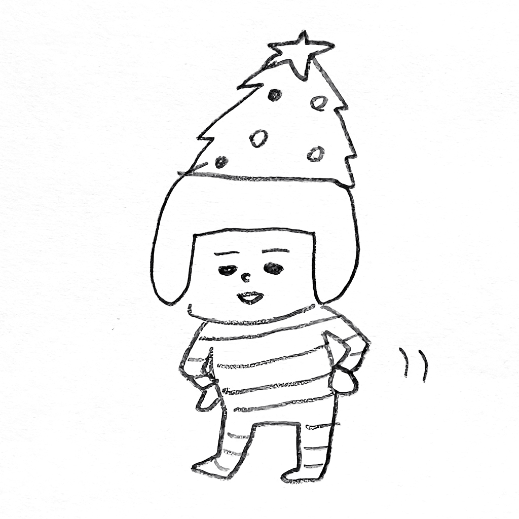 ヘルメット子:クリスマス