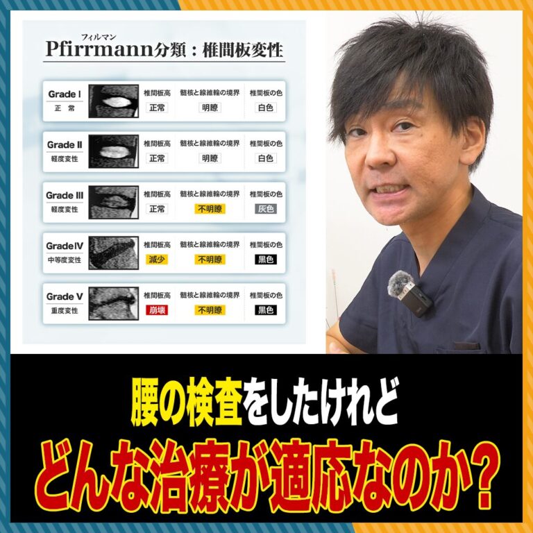 手術の前に知っておきたい！MRI画像でわかる「腰痛の本当の原因」と「あなたに必要な治療法」