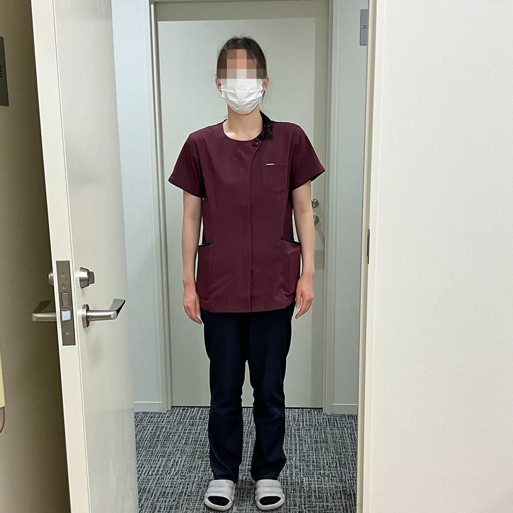 胸のストレッチ①