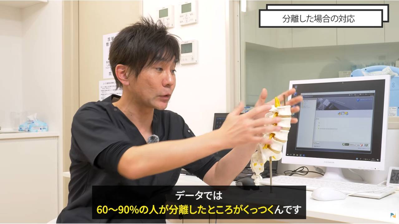 画像は早期治療の効果の説明