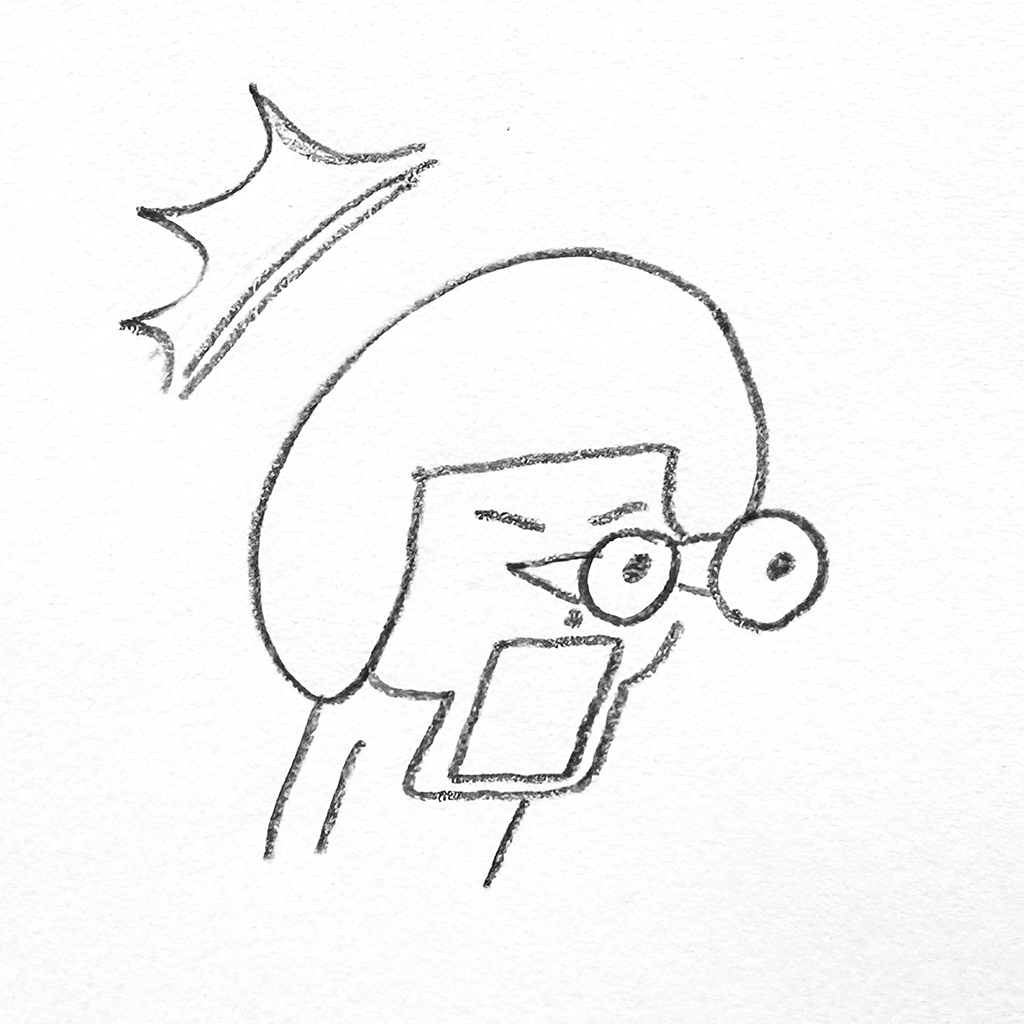 ヘルメット子：目玉飛び出る