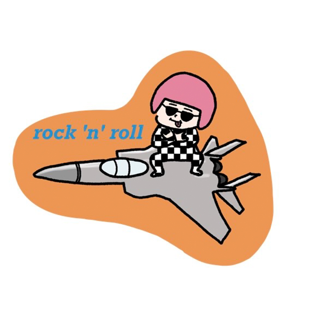 ヘルメット子：戦闘機