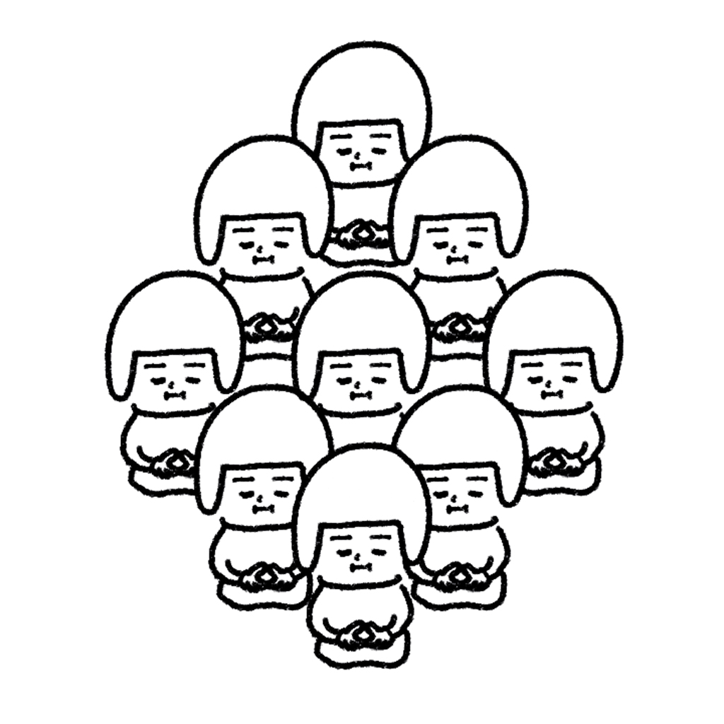 ヘルメット子：世界平和
