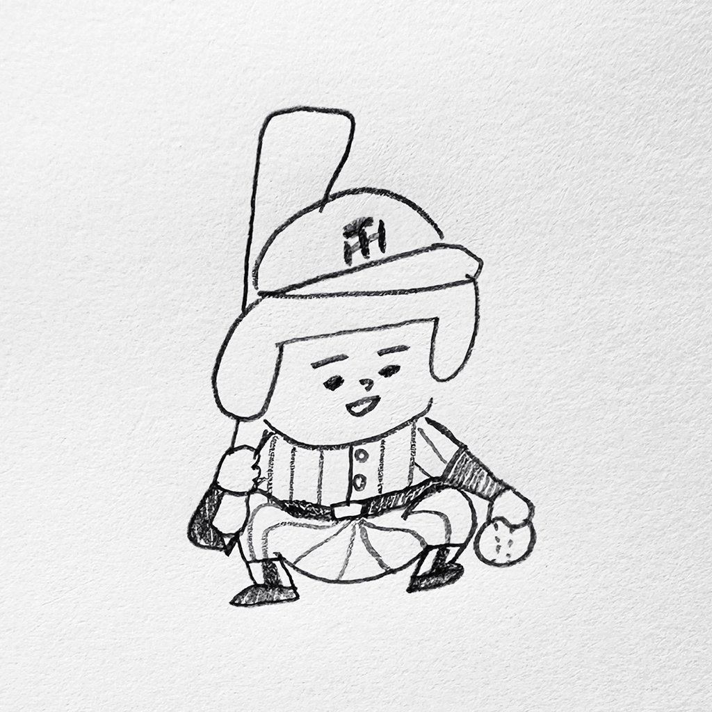 ヘルメット子:阪神