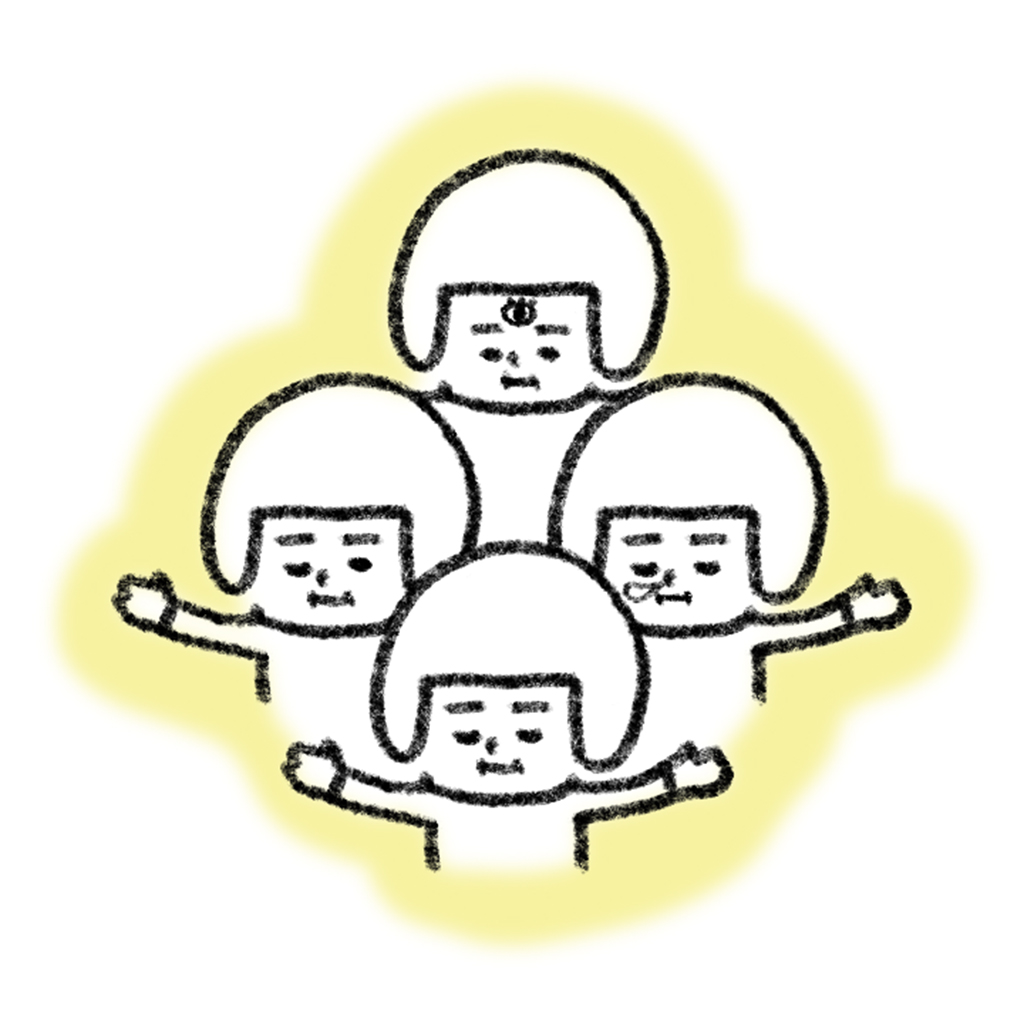 ヘルメット子：悟り